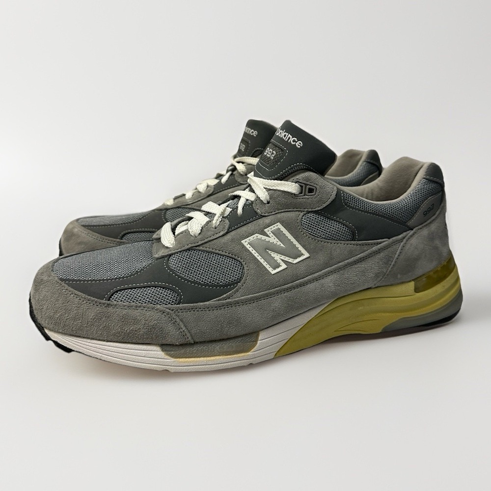 New Balance M992GL Gray Sneakers Men's Size 15 2E Width Low Top Made In USA 🔥‎